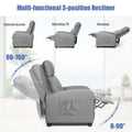 Fabric Reclining Massage Sofa Chair