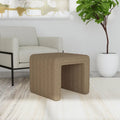 HomePop Contemporary Channel-Designed Ottoman