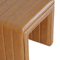 HomePop Contemporary Channel-Designed Ottoman