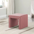 HomePop Contemporary Channel-Designed Ottoman