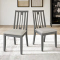 CraftPorch Modern Wooden Dining Chair Set (2 Pieces) - N/A