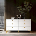 Mid-Century 6-Drawer Storage Dresser Chest Sideboard