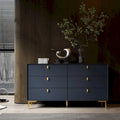 Mid-Century 6-Drawer Storage Dresser Chest Sideboard