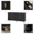Mid-Century 6-Drawer Storage Dresser Chest Sideboard