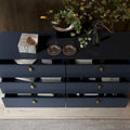 Mid-Century 6-Drawer Storage Dresser Chest Sideboard