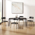 Set of 2 Mid-Century Solid Wood Accent Dining Chairs by Art Leon