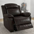Overstuffed Arm and Back Manual Recliner Chair