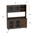 Multi-Functional Sideboard: Wine and Tea Cabinet, Kitchen Cupboard, Buffet Storage