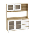 Multi-Functional Sideboard: Wine and Tea Cabinet, Kitchen Cupboard, Buffet Storage