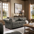 iNSPIRE Q Artisan Knightsbridge Tufted Chesterfield Loveseat