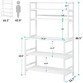 5-Tier Kitchen Baker's Rack with Storage - Microwave Oven Cart