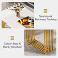 Contemporary 70.8-Inch White Dining Table for 6-8 Guests