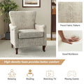 HULALA HOME Samouel Contemporary Floral Wingback Armchair
