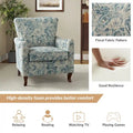 HULALA HOME Samouel Contemporary Floral Wingback Armchair