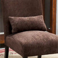 Porch & Den Vista Armless Chenille Accent Chair with Kidney Pillow