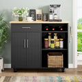 Futzca Kitchen Island Cart with Storage Cabinet and Drawers - Not Applicable