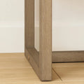 Nathan James Luke Wooden End Table with Storage Drawer and Open Cubby