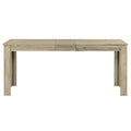 Nestfair 7-Piece Wooden Dining Set: Table with 6 Chairs and 2 Storage Drawers