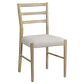 Nestfair 7-Piece Wooden Dining Set: Table with 6 Chairs and 2 Storage Drawers