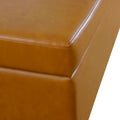 HomePop Metal-Leg Storage Bench