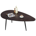 Unique Oval Coffee Table for Small Spaces - Dimensions: 22.2D x 42.5W x 17.1H