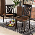 Gervais Modern Transitional 2-Piece Dining Chair Set