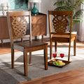 Gervais Modern Transitional 2-Piece Dining Chair Set