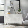 angelo:HOME Jaslene Glossy Glam Media Buffet Cabinet
