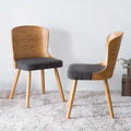 Set of 2 Mid-Century Modern Dining Chairs by Corvus Calvados