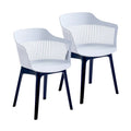 Porthos Home Palmer Set of 2 Dining Chairs with Plastic Shell and Legs