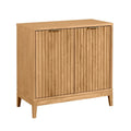 Jasper Contemporary Sideboard - Kitchen Storage Cabinet with Elegant Fluted Doors