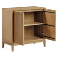 Jasper Contemporary Sideboard - Kitchen Storage Cabinet with Elegant Fluted Doors