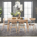 Set of 2 Cadiz Dining Chairs in Solid Beechwood by Simple Living