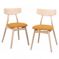 Set of 2 Cadiz Dining Chairs in Solid Beechwood by Simple Living