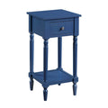 Khloe French Country Accent Table with Shelf and Drawer by Convenience Concepts