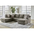 Signature Design by Ashley O'Phannon Putty 2-Piece Sectional Sofa with Chaise - Dimensions: 125W x 86D x 38H