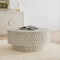Norwood 40-Inch Round Coffee Table by Classic Home