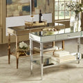 iNSPIRE Q Bold Camille Mirrored Console Table TV Stand with Drawer