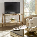 iNSPIRE Q Bold Camille Mirrored Console Table TV Stand with Drawer