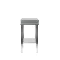 iNSPIRE Q Bold Camille Mirrored Console Table TV Stand with Drawer