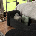 Denhour Contemporary Boucle Storage Bench - DH BASIC Pressice for Bedroom and Entryway