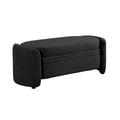 Denhour Contemporary Boucle Storage Bench - DH BASIC Pressice for Bedroom and Entryway