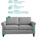 Mixoy Contemporary Loveseat Sofa