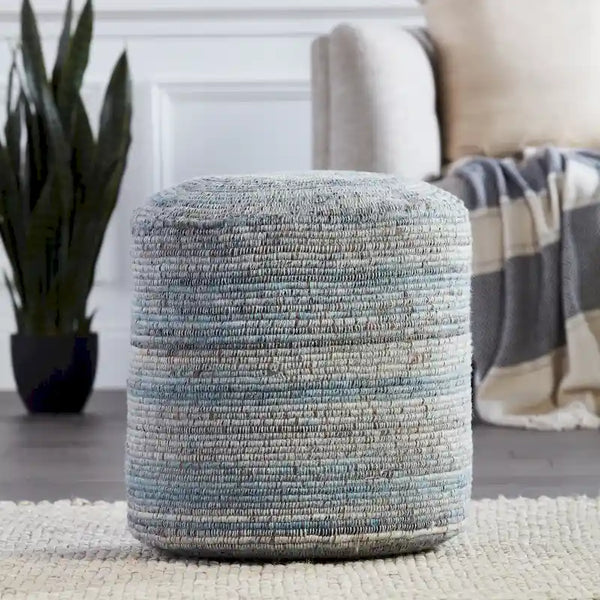 Hayes Striped Pouf and Floor Cushion