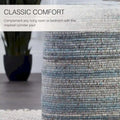 Hayes Striped Pouf and Floor Cushion