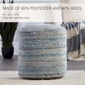 Hayes Striped Pouf and Floor Cushion