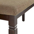 Dining Table Set with Upholstered Chairs and Bench for Kitchen and Dining Room