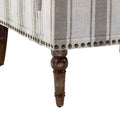Contemporary Striped Armchairs