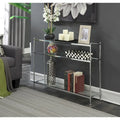 Royal Crest 3-Tier Glass Console Table by Convenience Concepts