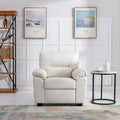 Modern Fort Faux Leather Accent Chairs for Living Room Upholstery